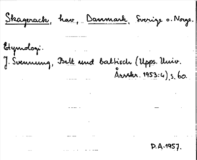 Bild på arkivkortet för arkivposten Skagerack