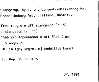 Bild på arkivkortet för arkivposten Slangerup