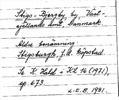 Bild på arkivkortet för arkivposten Stigs-Bjergby