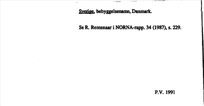 Bild på arkivkortet för arkivposten Sverige