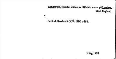 Bild på arkivkortet för arkivposten Lundenwic
