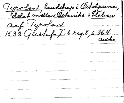 Bild på arkivkortet för arkivposten Tyrolen