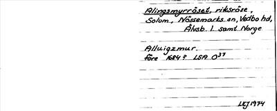Bild på arkivkortet för arkivposten Alingsmyrröset