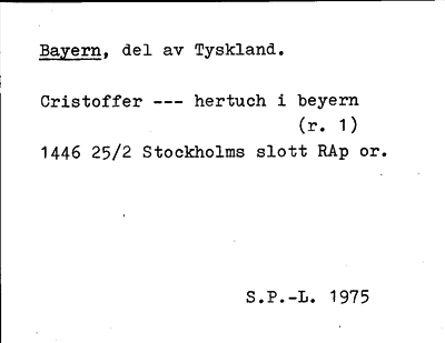 Bild på arkivkortet för arkivposten Bayern