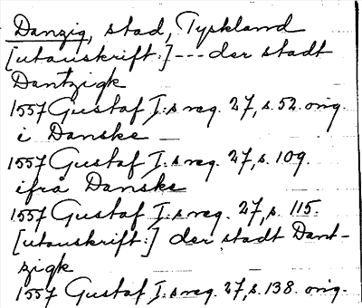 Bild på arkivkortet för arkivposten Danzig
