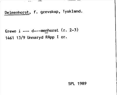 Bild på arkivkortet för arkivposten Delmenhorst