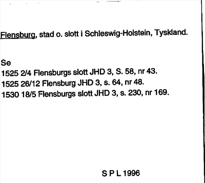 Bild på arkivkortet för arkivposten Flensburg