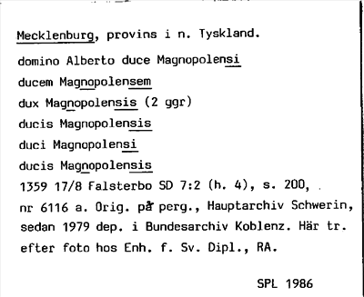 Bild på arkivkortet för arkivposten Mecklenburg