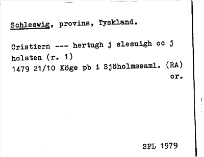 Bild på arkivkortet för arkivposten Schleswig