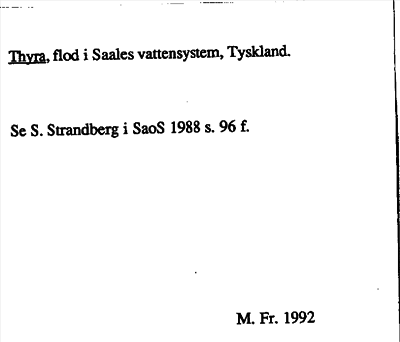 Bild på arkivkortet för arkivposten Thyra