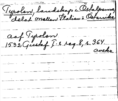 Bild på arkivkortet för arkivposten Tyrolen