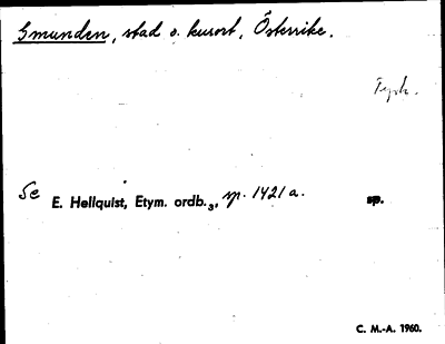 Bild på arkivkortet för arkivposten Gmunden