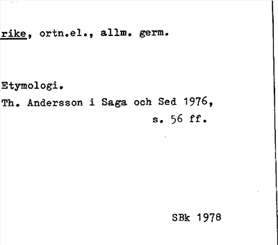 Bild på arkivkortet för arkivposten rike