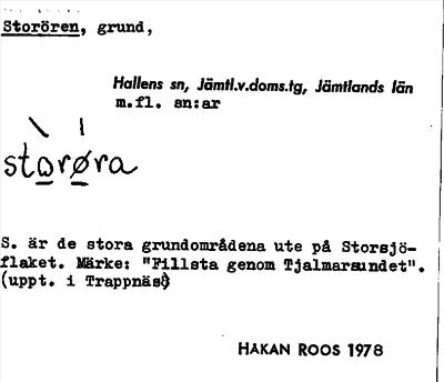 Bild på arkivkortet för arkivposten Storören