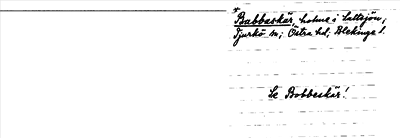 Bild på arkivkortet för arkivposten *Babbaskär