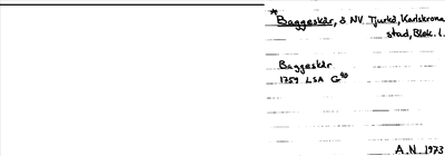 Bild på arkivkortet för arkivposten *Baggeskär