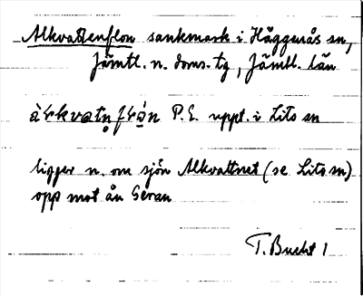Bild på arkivkortet för arkivposten Alkvattenflon