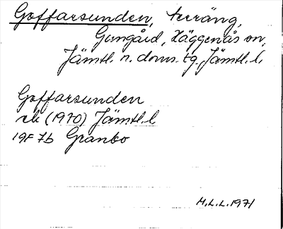 Bild på arkivkortet för arkivposten Goffarsunden
