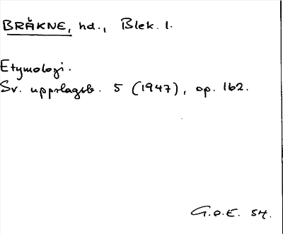 Bild på arkivkortet för arkivposten Bräkne
