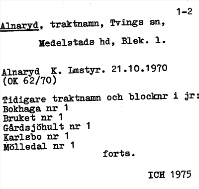 Bild på arkivkortet för arkivposten Alnaryd