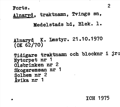 Bild på arkivkortet för arkivposten Alnaryd