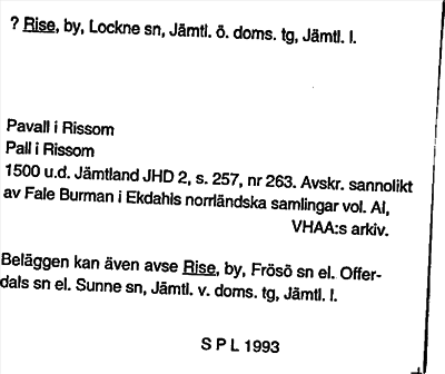 Bild på arkivkortet för arkivposten ?Rise