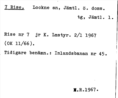 Bild på arkivkortet för arkivposten Rise