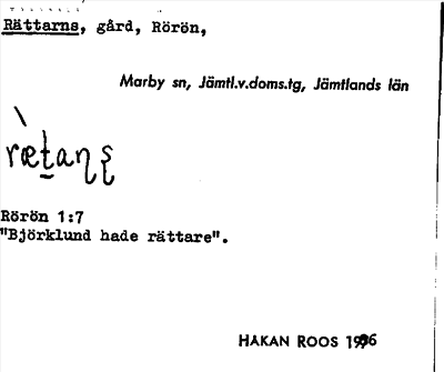 Bild på arkivkortet för arkivposten Rättarns
