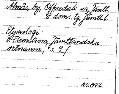 Bild på arkivkortet för arkivposten Almås
