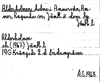 Bild på arkivkortet för arkivposten Alderholmen