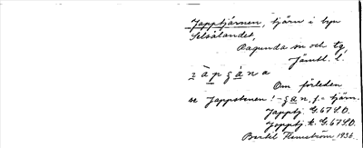 Bild på arkivkortet för arkivposten Japptjärnen