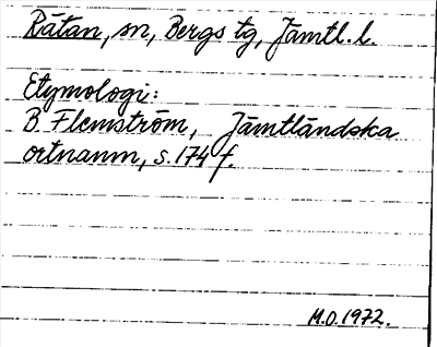 Bild på arkivkortet för arkivposten Rätan