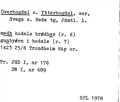 Bild på arkivkortet för arkivposten Överhogdal o. Ytterhogdal