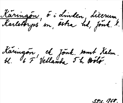 Bild på arkivkortet för arkivposten Käringön