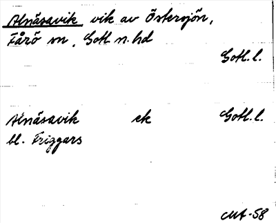 Bild på arkivkortet för arkivposten Alnäsavik