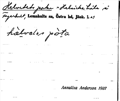 Bild på arkivkortet för arkivposten Helvetets portar