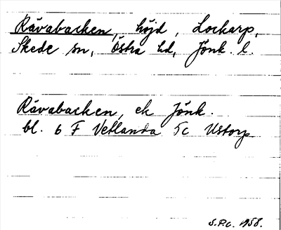 Bild på arkivkortet för arkivposten Rävabacken