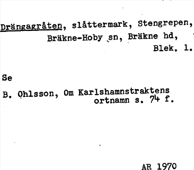 Bild på arkivkortet för arkivposten Drängagråten