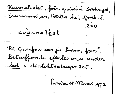 Bild på arkivkortet för arkivposten Kvarnaledet
