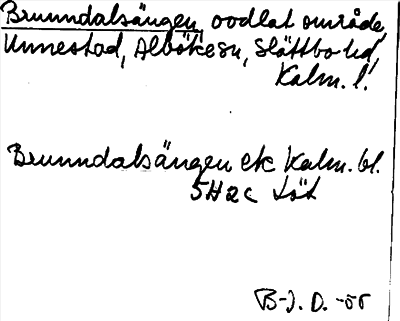 Bild på arkivkortet för arkivposten Brunndalsängen