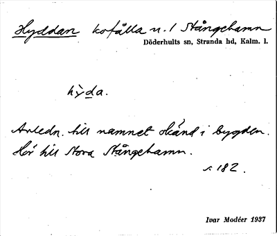 Bild på arkivkortet för arkivposten Hyddan