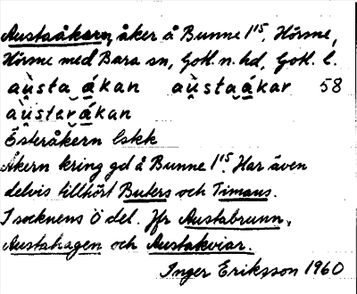 Bild på arkivkortet för arkivposten Austaåkern