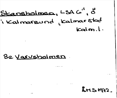 Bild på arkivkortet för arkivposten Skansholmen, se Varvsholmen