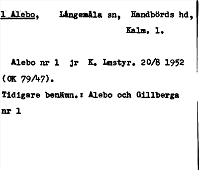 Bild på arkivkortet för arkivposten Alebo