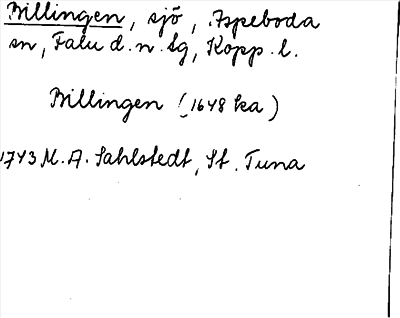 Bild på arkivkortet för arkivposten Billingen