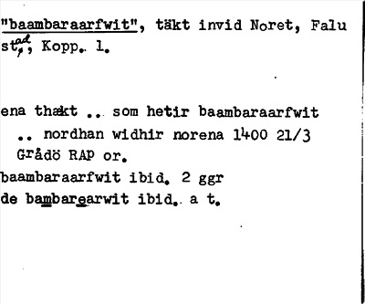 Bild på arkivkortet för arkivposten »baambaraarfwit»